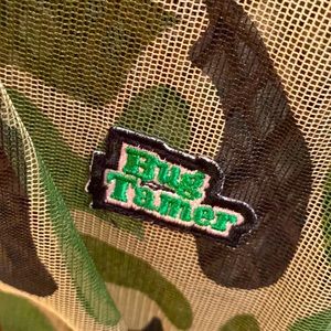 Shannon’s bug tamer jacket, size large, camo colored.